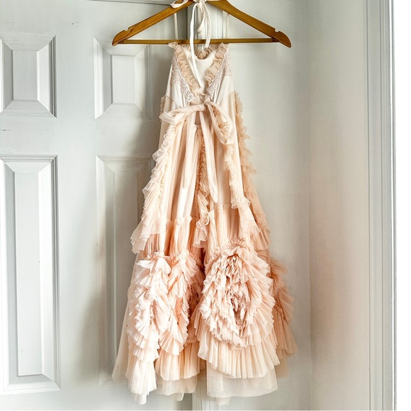 DOLLCAKE A Beautiful Mess Frock Tulle Tutu Girls Dress - Picture 4 of 9